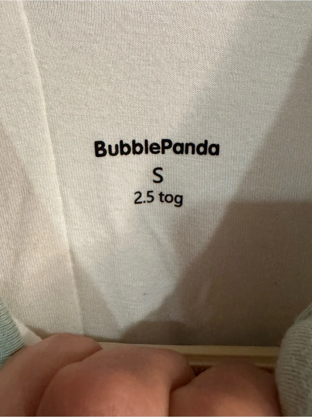 BubblePanda Baby Sleep Sack Sage Green 2.5 TOG Bamboo‎ Rayon Size Small 50-68cm